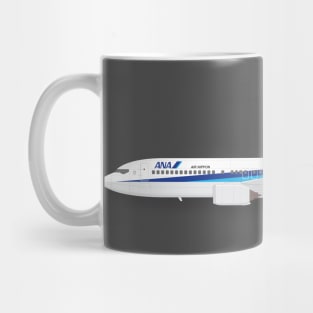 Boeing B737 All Nippon Airlines Mug